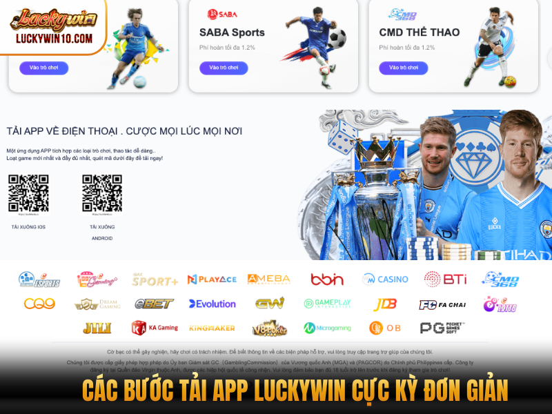Các bước tải app Luckywin cực kỳ đơn giản